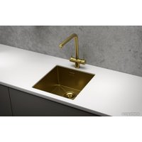 Кухонная мойка Granula GR-4445U (золото сатин)