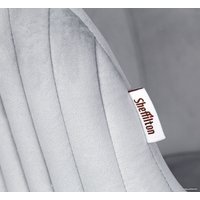 Стул Sheffilton SHT-ST39/S95-WH-1 (серое облако/прозрачный лак/черный муар)