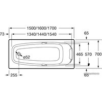 Ванна Roca Sureste N 150x70 [ZRU9302778]