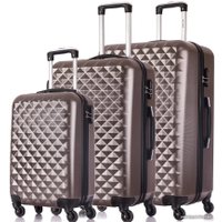 Чемодан-спиннер L'Case Phatthaya 75 см (кофейный)