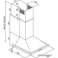 Кухонная вытяжка Berk BHD 2240 WH 50