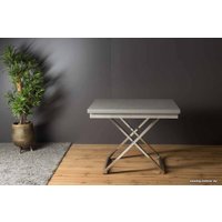 Стол-трансформер Levmar Cross P02/S79 (гриджио/нержавеющая сталь)