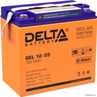 Аккумулятор для ИБП Delta GEL 12-55 (12В/55 А·ч)
