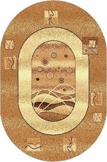 

Ковер для жилой комнаты Moldabela Овал Виктория Овал b161v 30 (0.8x1.5)