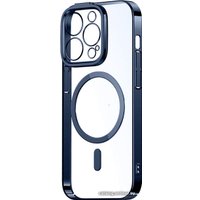 Чехол для телефона Baseus Glitter Series Magnetic Case для iPhone 14 Pro Max (синий)