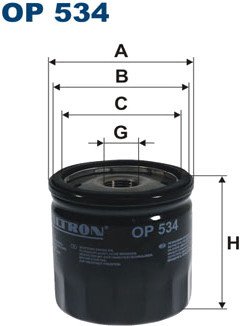 

Масляный фильтр Filtron OP 534