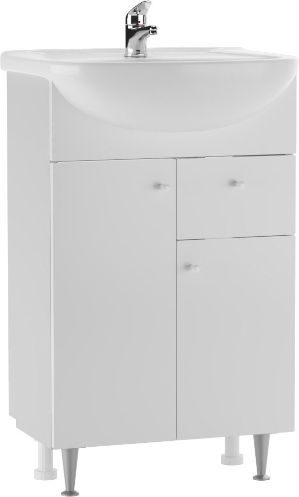 

Айсберг Тумба под умывальник Уют 55 Промо с верхним ящиком В1