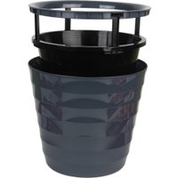 Кашпо Liveingreen Лаура (9л, антрацитовый)