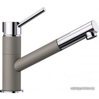 Смеситель Blanco Kano-S (хром/серый беж)