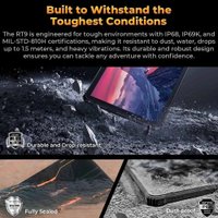 Планшет Oukitel RT9 6GB/256GB (черный/оранжевый) в Гродно