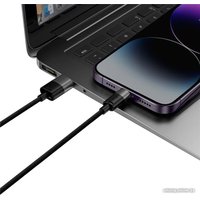 Кабель Baseus StarSpeed 1-for-3 Fast Charging Data Cable (1.2 м, черный)
