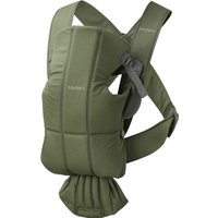 Рюкзак-переноска BabyBjorn Mini Cotton 0210.40 (woven dark green)