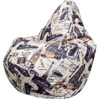 Кресло-мешок Flagman Груша Макси Г2.5-178 Big Ben Latte