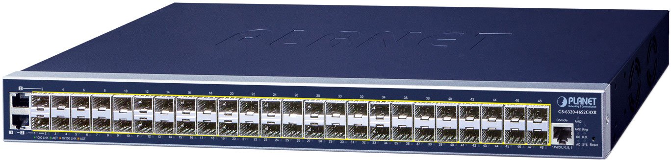 

Управляемый коммутатор 3-го уровня PLANET GS-6320-46S2C4XR