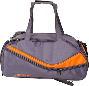 Дорожная сумка Capline 8 (серый/оранжевый)