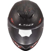 Мотошлем LS2 FF820 Rapid III Kaiju II (M, черный/красный/белый)