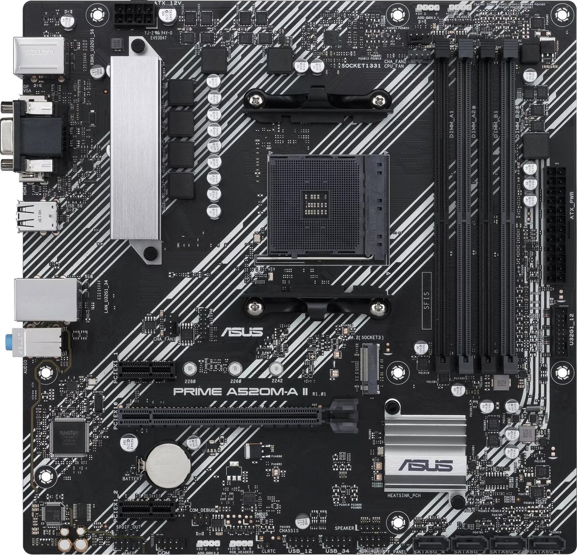 

Материнская плата ASUS Prime A520M-A II/CSM