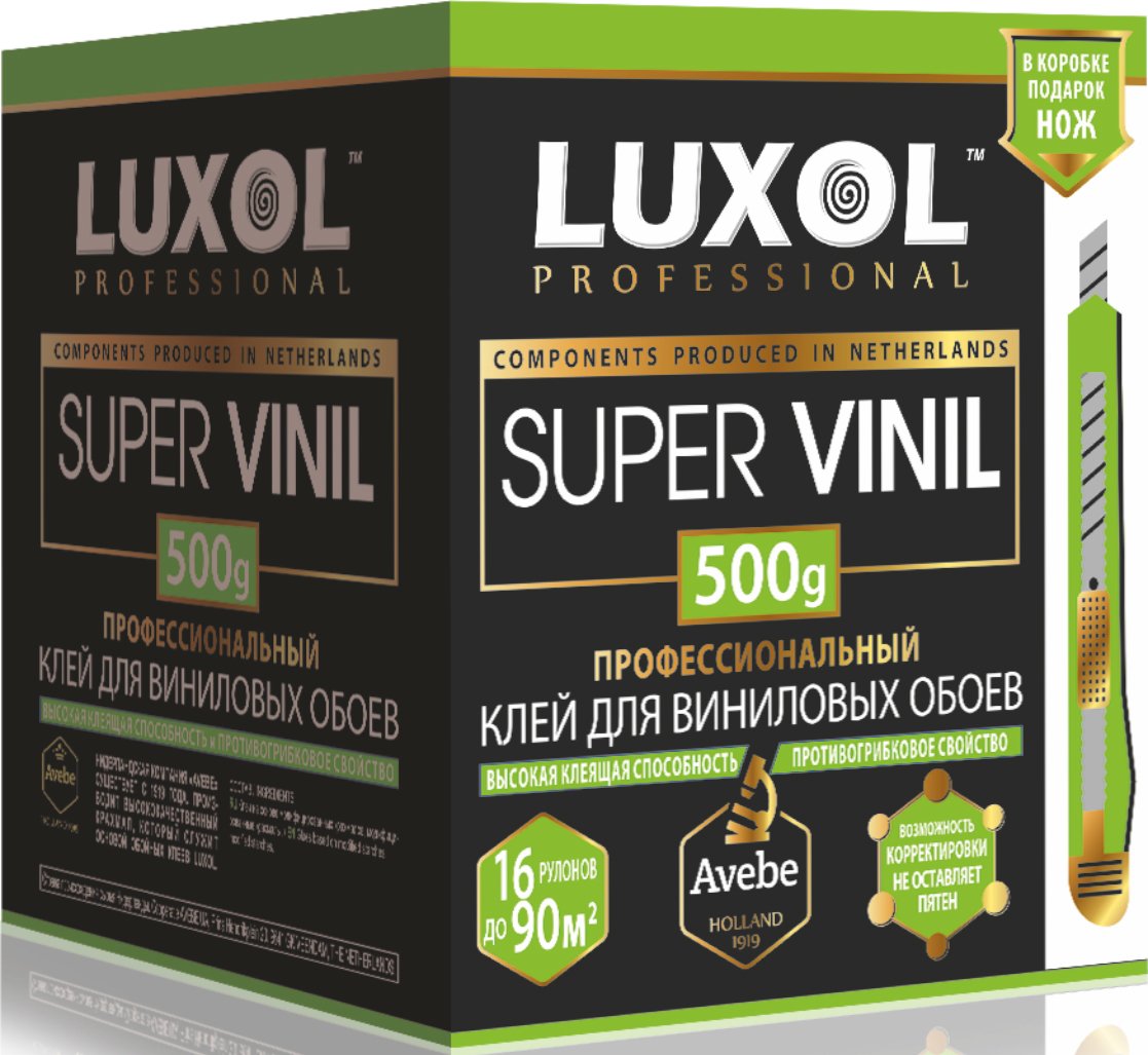 

Клей для обоев Luxol Professional Super Vinil (500 г)