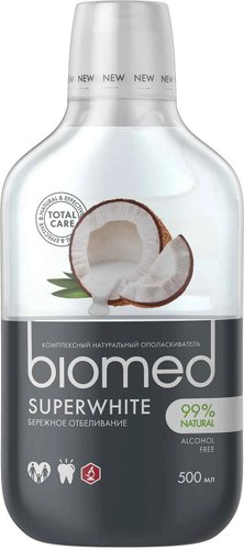 Ополаскиватель для полости рта biomed Superwhite 500 мл
