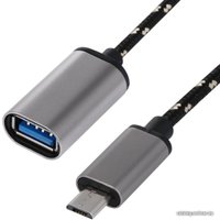 Адаптер USBTOP OTG USB3.1 Type-C – USB3.0 тканевый