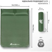 Самонадувающийся коврик RSP Outdoors Sunny 50 Double