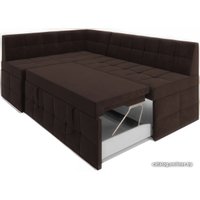 Угловой диван Мебель-АРС Атлантис левый 212x84x135 (велюр молочный шоколад НВ-178 13)