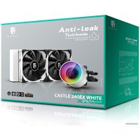 Жидкостное охлаждение для процессора DeepCool GamerStorm Castle 240EX DP-GS-H12W-CSL240EXWH