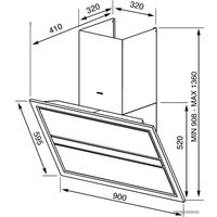 Кухонная вытяжка Smeg KCV9NE2