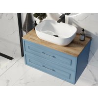  Cersanit Тумба под умывальник Classic 80 69091 (голубой матовый)