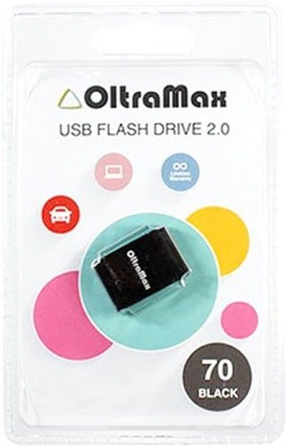 

USB Flash OltraMax 70 8GB (черный)