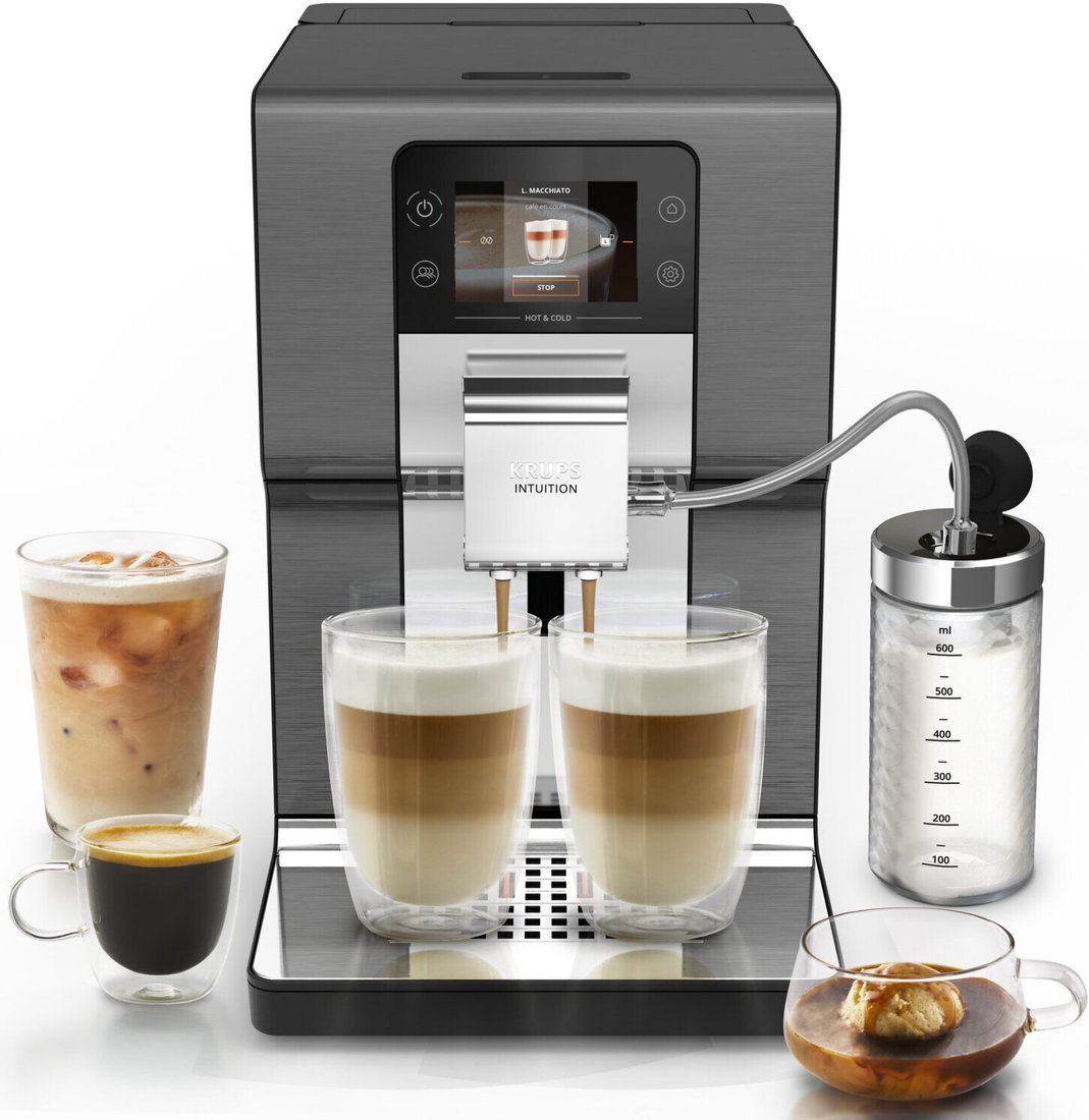 

Кофемашина Krups Intuition Experience Hot&Cold EA879NE0