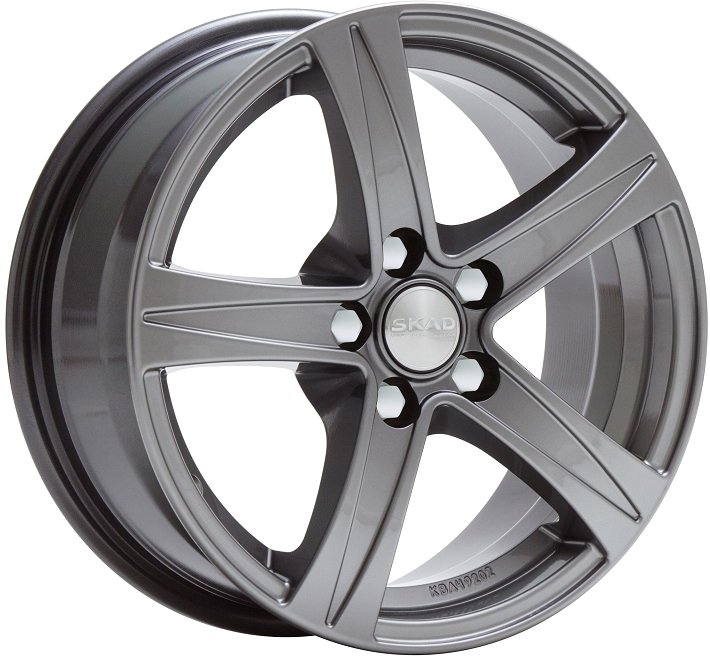 

Литые диски SKAD Сакура 15x6.5" 5x112мм DIA 66.6мм ET 35мм Графит