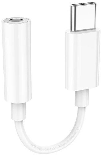

Адаптер Hoco LS35 USB Type-C - 3.5 jack (белый)
