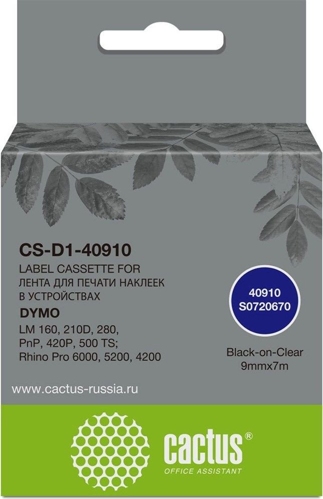 

Картридж CACTUS CS-D1-40910 (аналог Dymo D1-40910)