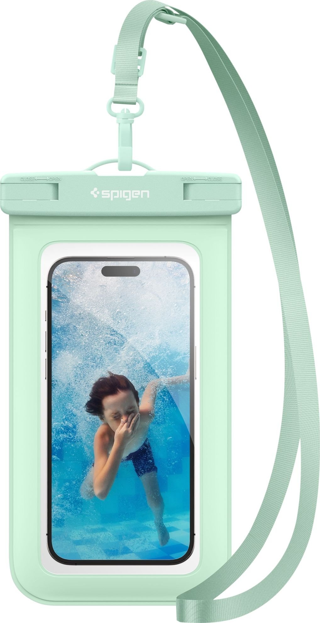 

Чехол для телефона Spigen A601 Universal Waterproof ACS06008 (зеленый)