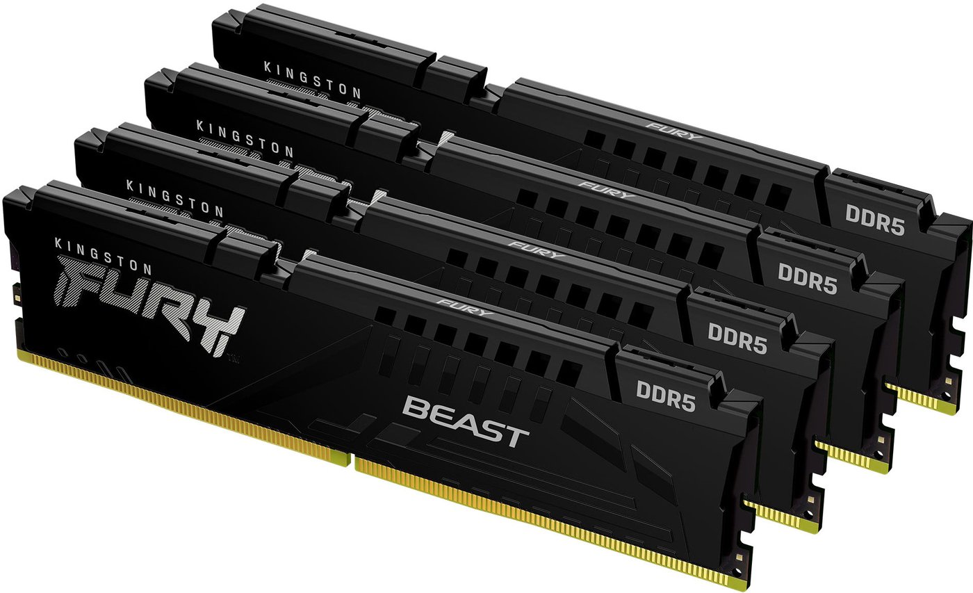 

Оперативная память Kingston FURY Beast 4x16ГБ DDR5 6000 МГц KF560C40BBK4-64