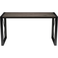 Кухонный стол Buro7 Лофт 150 (классика, дуб мореный/черный)