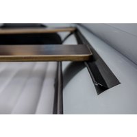 Моторно-килевая лодка RiverBoats 410 НДНД фальшборт (красный/черный)