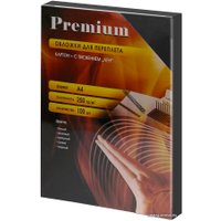 Картонная обложка для переплета Office-Kit LBCA400250 A4 250 г/м2 100 шт (лен, черный)