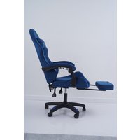 Игровое (геймерское) кресло Calviano 1584 (велюр, синий)