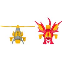 Вертолет Nikko Snap'n Play Красный дракон vs серый ветолет 20301