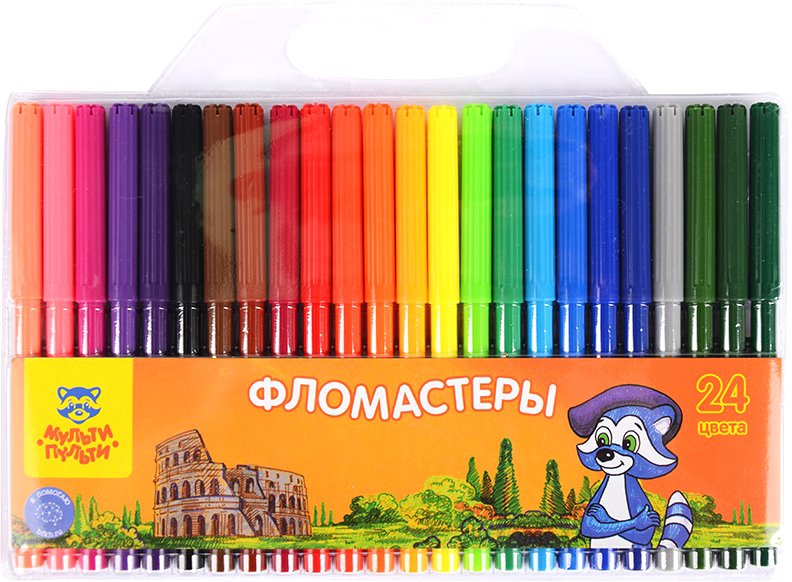 

Фломастеры Мульти-пульти Енот в Италии WP_10730 (24 цвета)