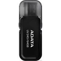 USB Flash ADATA UV240 64GB (черный)