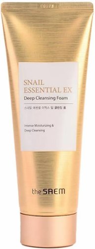  The Saem Пенка для умывания Snail Essential EX Wrinkle Solution Deep Cleansing Foam (150 г)