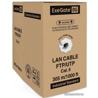Кабель ExeGate UTP4-C6-CCA-S23-IN-PVC-GY-305 UTP