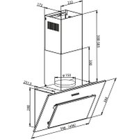 Кухонная вытяжка Weissgauff Yota 500 PB BL