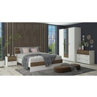 Комплект мебели для спальни Евва Венеция 3 (бодега белый/ясень орландо)