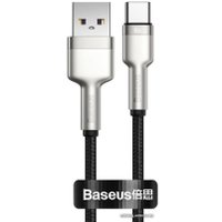 Кабель Baseus Cafule Series Metal Data Cable USB Type-A - Type-C 66W CAKF000201 (2 м, черный)