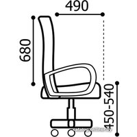 Офисное кресло Brabix Praktik EX-279 (ткань/кожзам, черный)