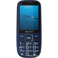 Кнопочный телефон Maxvi B9 (синий)